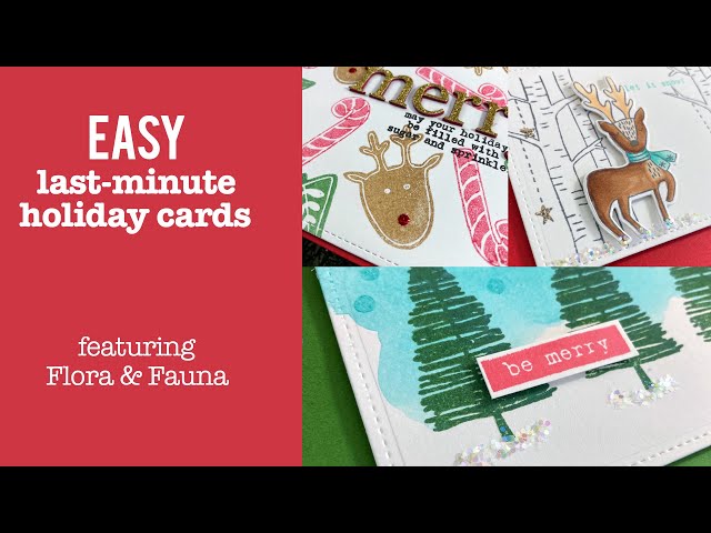 Easy Last-Minute Holiday Cards