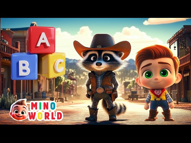 Cowboy ABC Song | ABC Song | Nursery Rhymes | Toddler Learning Letters & Numbers #abckidtv