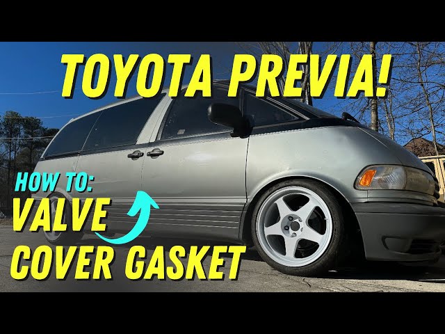 Toyota Previa Valve Cover Gasket!? It's Actually Easy!