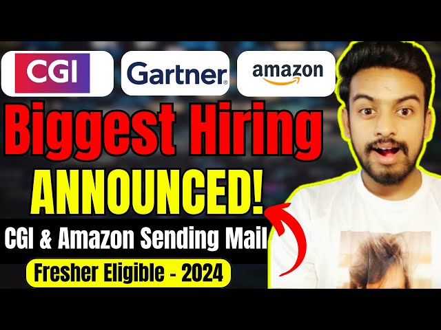 CGI, Gartener Biggest Hiring Announced ! OFF Campus Drive For 2024, 2023, 2022 Batch | Fresher