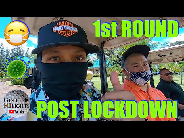 [CC] Mililani Golf Vlog First Round After COVID-19 Lockdown Hawaii Golf HiLights | Golf Hawaii