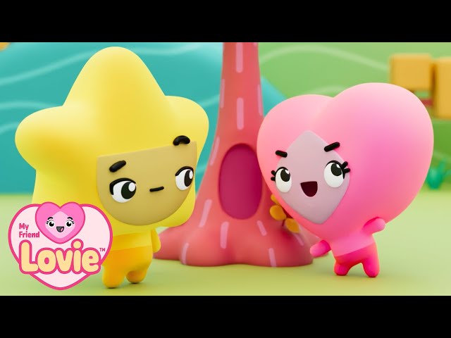 My Friend Lovie | Brand New - We found a secret door! | Kids Cartoons & Stories | Videos for Kids