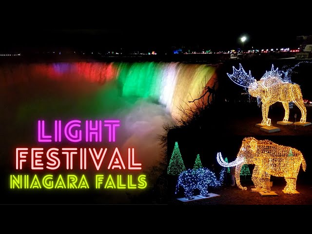 CANADA'S LARGEST OUTDOOR Winter Festival of Lights | Niagara Falls, Ontario