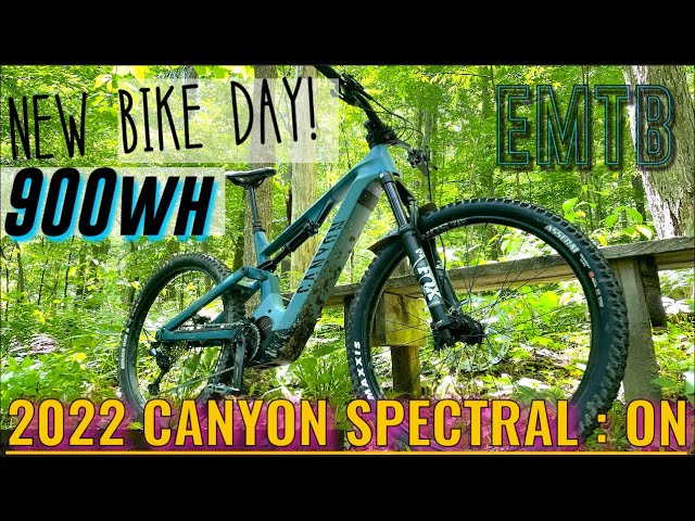 2022 CANYON Spectral:ON CF8 //First Ride //MASSIVE 900wh Battery!!!