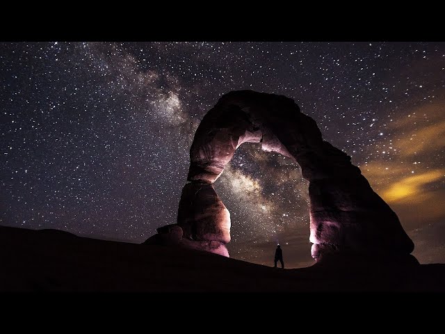 Milky Way Galaxy | Night Sky Free Stock Videos | Free stock footage - No Copyright | All Video Free