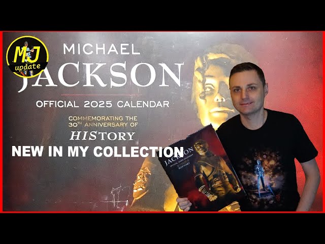 The official Michael Jackson Calendar 2025 | Happy New Year | New In My Collection #17