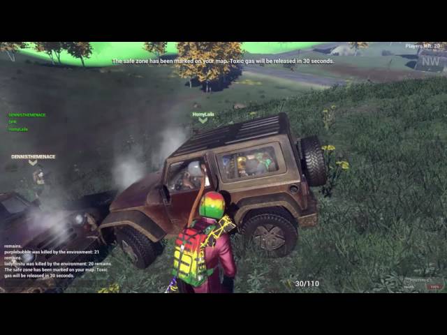 H1Z1  KotK - 5 man kill with 1 arrow