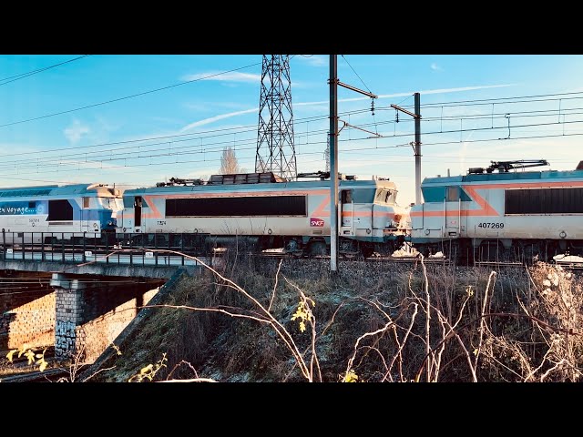 Belle brochette ? - train spot FIN 2024 - JAN 2025 Villeneuve