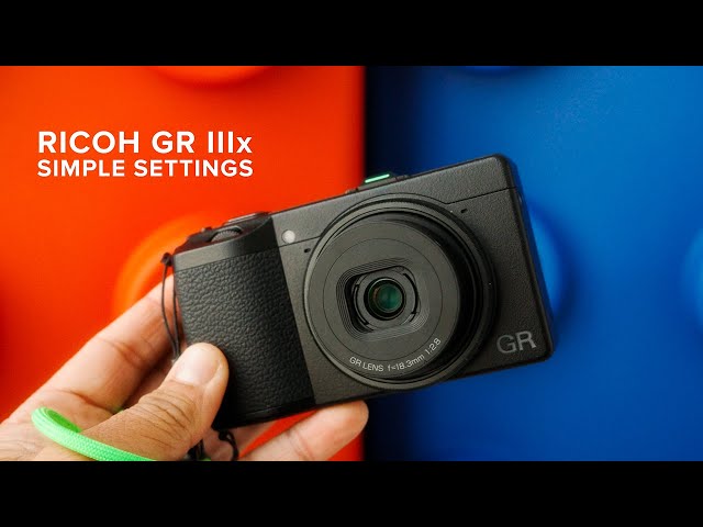 Simple Settings for the Ricoh GR IIIx & GR III (FN Buttons & U1 U2 U3)