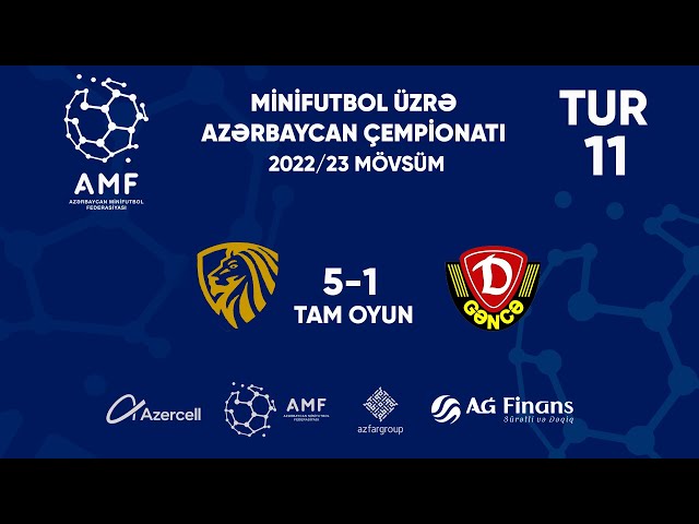 Veteran 5-1 Dinamo Gəncə 11-ci tur Minifutbol üzrə Azərbaycan çempionatı 2022/23