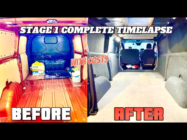 DIY Campervan Conversion FULL TIMELAPSE with cost breakdown | Van Build Ep 12