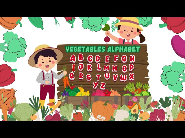 Learning kids with fun "ABC Veggie Voyage: Learn the Alphabet with Vegetables!"