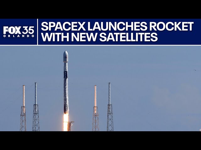 SpaceX launches Falcon 9 rocket with new batch of Starlink satellites