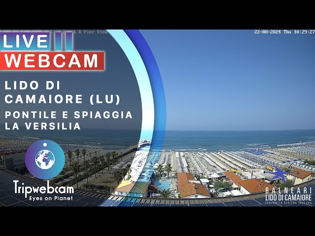 Lido di Camaiore Live cam - Versilia Riviera