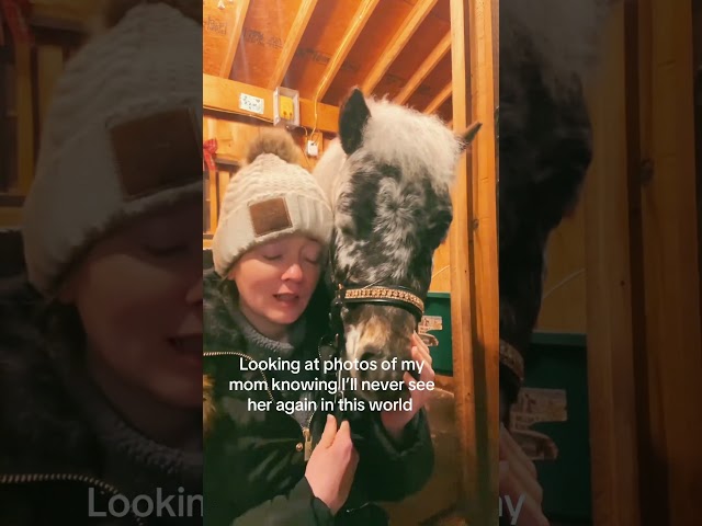 Losing your mom is hard #shorts #shortsvideo #horse #equestrian #pony