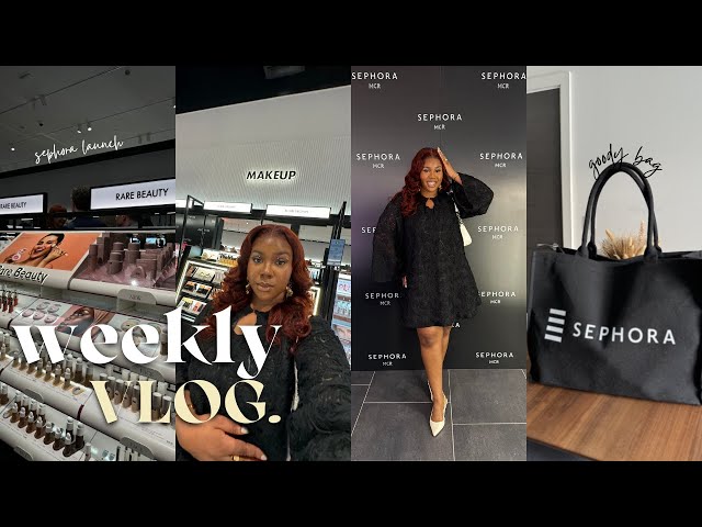 WEEKLY VLOG| SEPHORA IS IN MANCHESTER, biggest goody bag EVER, rooftop PARTY, running club & more