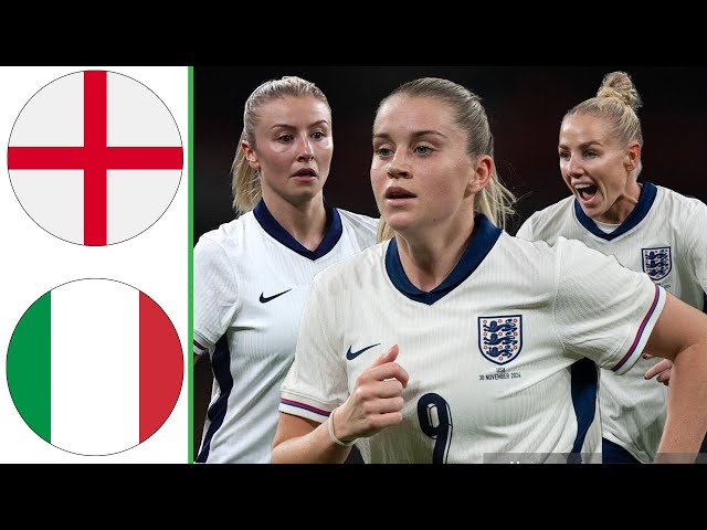 England vs Italy | Highlights | Women's International Friendly 27-02-2024