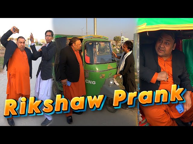 Tasleem Abbas and Soni New Funny Show || Rickshaw Funny Prank ||@TasleemAbbasOfficial