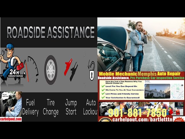 Roadside Assistance Bartlett, TN Emergency Vehicle Road Service CarHelpOut Mobile Mechanic Near Me