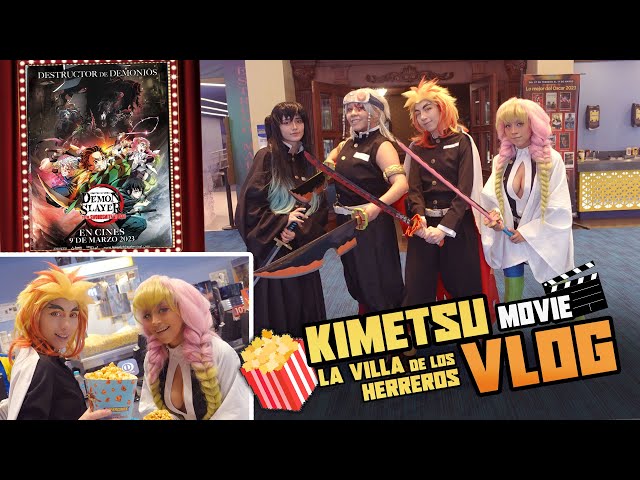 The Pillars take Tokito to the movies- KNY Cosplay VLOG!🍿