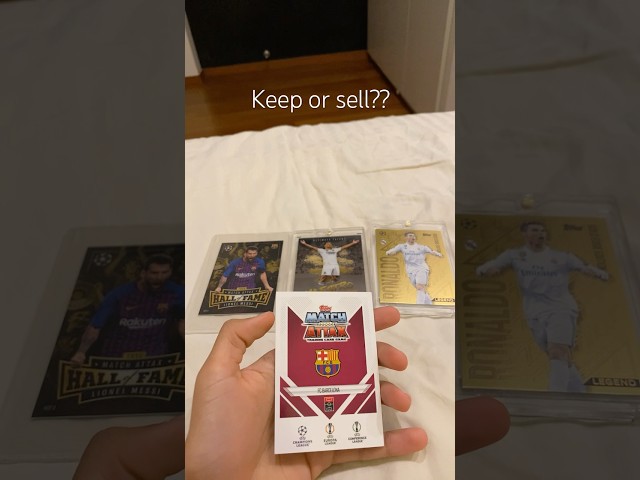 Should I keep or sell? (Match attax football cards Topps Barcelona) #football #matchattax