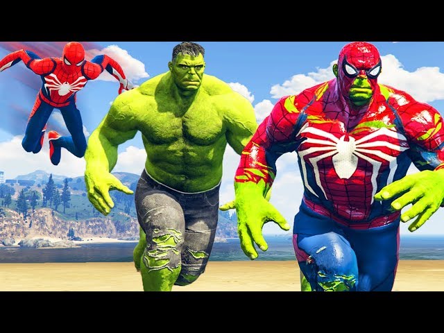 SPIDER MAN vs HULK vs SPIDER-HULK | Ultimate Spider Man - DETEE Cinematic