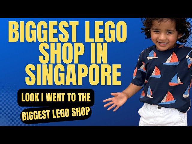 BIGGEST LEGO STORE IN SINGAPORE| #singapore #singapore vlog #lego #sentosa