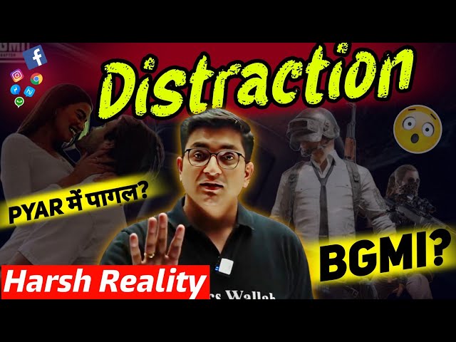 Distraction Ka The End 🤯| Distraction Harsh Reality| Sachin Sir Motivation| How To Deal Distraction