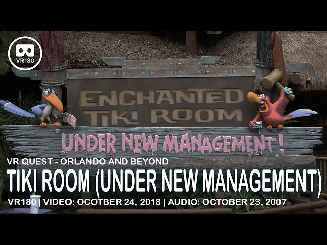 Enchanted Tiki Room (Under New Management) - VR180