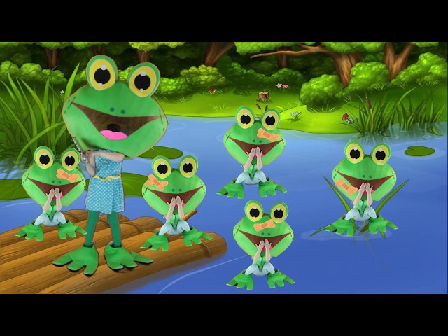 Five small frogs | Children's cartoons for boys | Video for children