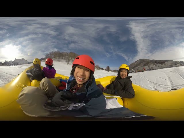 Snow rafting at Naeba Ski Resort 2023