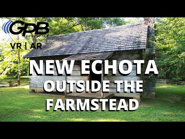 Outside a Native American Farmstead | New Echota VIRTUAL REALITY