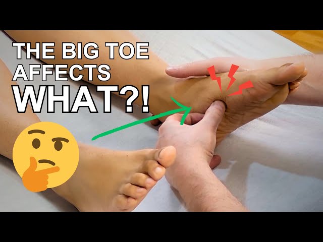 FOOT MASSAGE Tutorial Pt 4: Big Toe Techniques for Back & Hip Pain