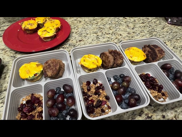 Meal Prepping for Breakfast Week 3 #glutenfree #mealprepidea #mealplan