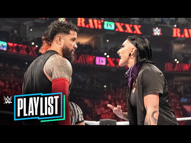 Flirty Jey Uso and Rhea Ripley moments: WWE Playlist