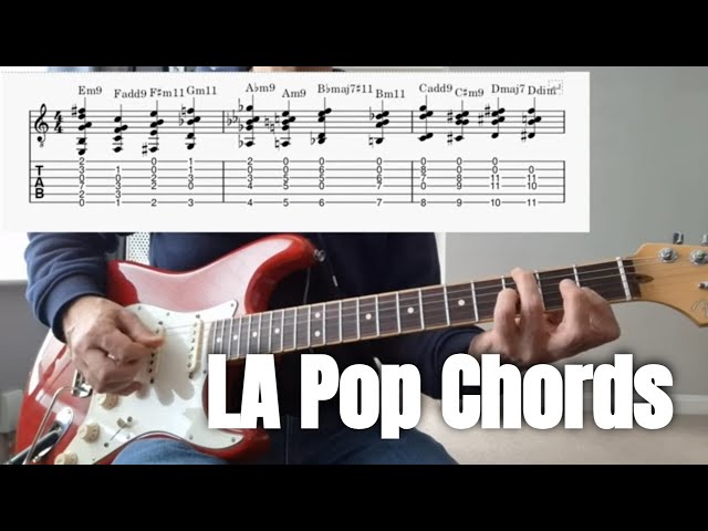 MIke Landau Style Chords (LA Pop Guitar Voicings)