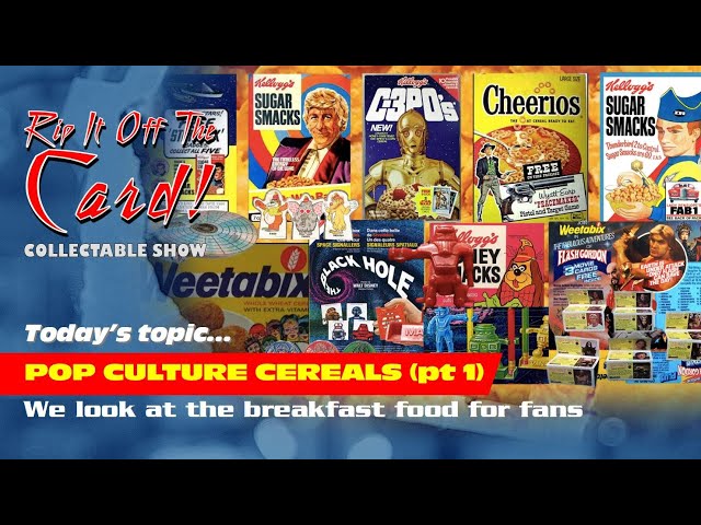 Classic pop culture breakfast cereals  (part 1)