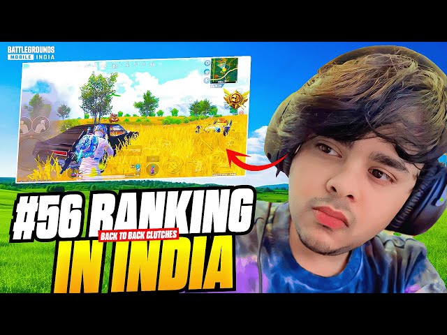 🔥This Is How I Became India's 56 Ranked Player | BGMI