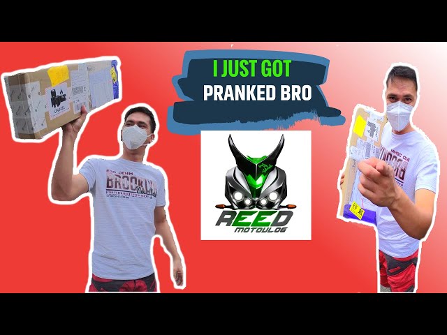 PRANKING REED MOTOVLOG WITH A SURPRISE| REED MOTOVLOG ONE MILLION SUBSCRIBERS