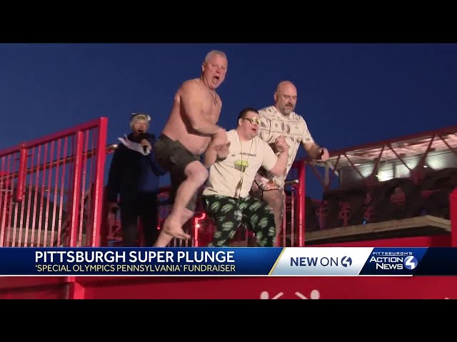 Pittsburgh Super Plunge: Volunteers brave frigid water for Special Olympics