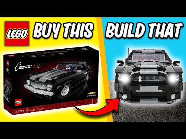 BUY This BUILD That - LEGO Icons Chevrolet Camaro Z 28