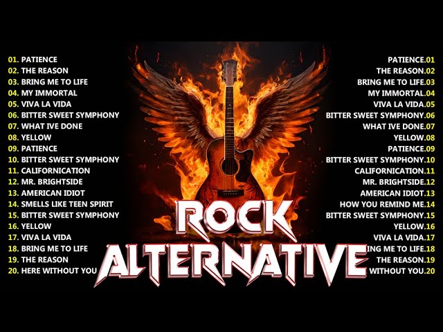 BEST ALTERNATIVE ROCK 2000 - Linkin park, Creed, AudioSlave, Hinder, Evanescence, Nickelback