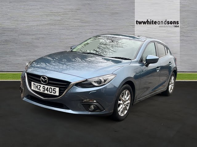 Mazda 3 2.0 SKYACTIV-G SE-L Nav 5dr Automatic Petrol in Blue Reflex 43,066 Miles 1 Owner - THZ 9405