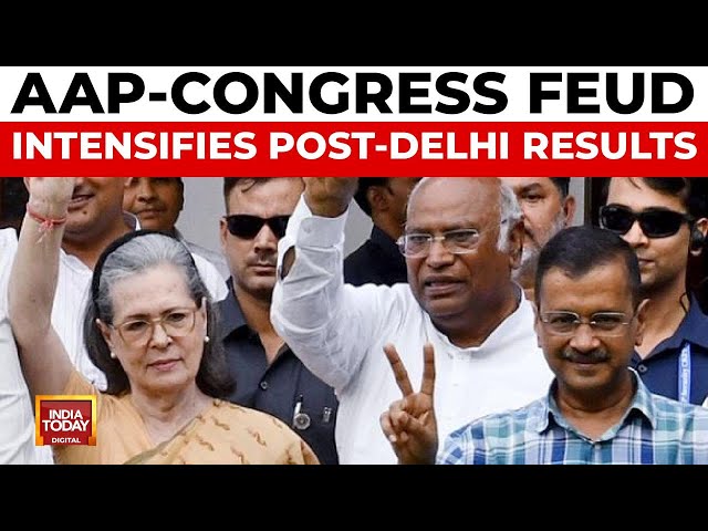 INDIA Bloc Rift Widens: AAP and Congress Trade Accusations After Delhi Poll Results