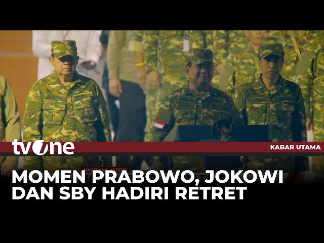 Kemesraan Presiden Prabowo, Jokowi & SBY di Lembah Tidar | Kabar Utama tvOne