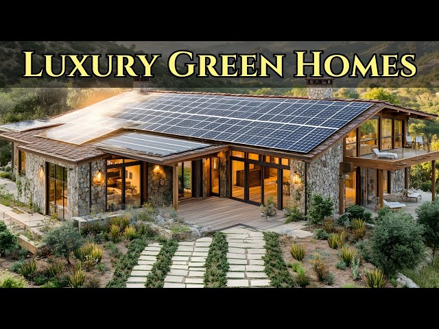 Luxury Green Homes Solar Powered and Sustainably Crafted!