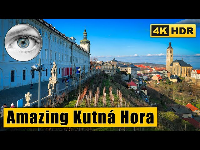 An unforgettable Walking tour around the Old Town of Kutná Hora🇨🇿 Czech Republic 4K HDR ASMR