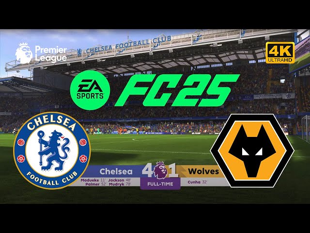 (PS5) EA SPORTS FC 25 |  Chelsea vs Wolves |  PS5 GAMEPLAY UHD [ 4K 60FPS ]