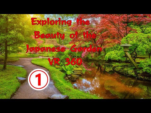 Exploring the Serene Beauty of the Japanese Garden in The Hague - VR 360 Experience