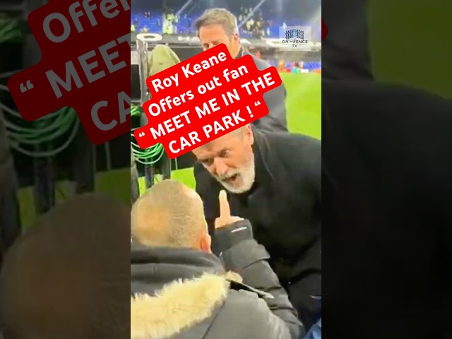 Roy Keane Offers Ipswich Fan Out, “Meet me in the Car Park!” #news #manchesterunited #shorts